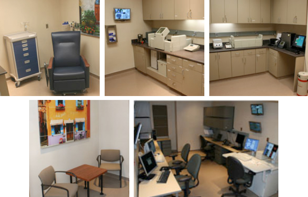 CQCI Molecular Imaging PET/CT Suite Collage